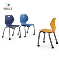 Bureau d'école moderne en bois avec plateau rabattable, écran LCD, souris cachée, sécurisé, verrouillable, station informatique multimode pour l'école