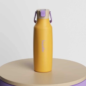 Stainless Steel Tumbler Round Blue Detachable Handle Travel Water Bottle 500Ml - Product Image 4
