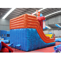 23ft Piratenschiff Aufblasbare Hüpfburg mit Rutsche Kinder-Abenteuer-Spielhaus Combo Nass-Trocken-Rutsche Outdoor-Partyausrüstung