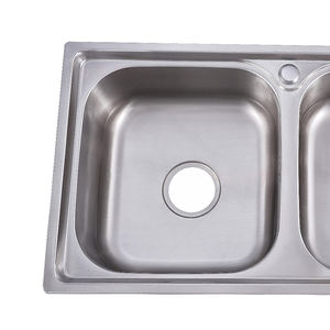 อ่างล้างจานสแตนเลสสองชั้นซิงค์จากผู้ผลิตโดยตรงอ่างล้างจานสแตนเลสคุณภาพสูง - Product Image 2