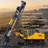 Machine de forage souterrain de haute qualité, puissante, hydraulique, à percussion DTH, profondeur de forage de 30 à 35 mètres, fabriquée en Chine