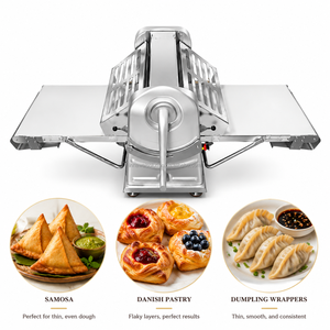 เครื่องนวดแป้ง เครื่องรีดแป้งพัฟเพสตรี้ เครื่องทำครัวซองต์ เครื่องรีดแป้งพิซซ่า สำหรับร้านเบเกอรี่และคาเฟ่ - Product Image 1