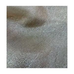 Tissu en mousseline métallique fine et légère Ou <span class=keywords><strong>Sha</strong></span>, 100% polyester, brillant et lumineux - Product Image 6