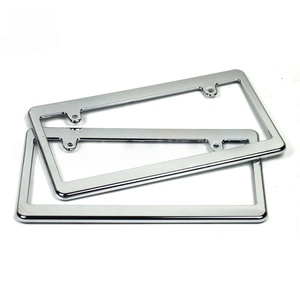 Cadre de plaque d'immatriculation universel en acier inoxydable japonais, support de plaque d'immatriculation pour voiture - Product Image 4