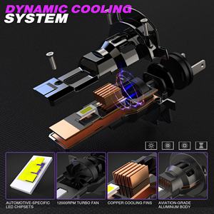 X-7SEVEN หลอดไฟหน้า LED ขนาด6500K 72W 10000LM สว่างพิเศษ<span class=keywords><strong>ใหม่</strong></span><span class=keywords><strong>ล่าสุด</strong></span> - Product Image 3