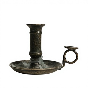 Chandelier en métal massif avec boucle de maintien au doigt, finition antique, pour la décoration d'éclairage d'événements (mariages, maison), en promotion - Product Image 1