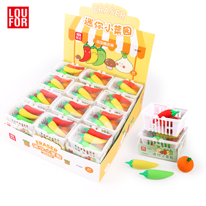 Assemblage éducatif de gommes 3d mignonnes série de fruits et légumes mini gomme mignonne - Product Image 2