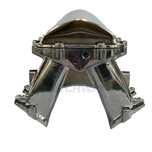 Полированный алюминиевый впускной коллектор MATCHWAY LS Lo-Ram EFI для двигателей GM Chevy <span class=keywords><strong>LS1</strong></span>/LS2/LS6 с комплектами топливных рельсов - Product Image 3