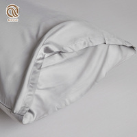 Ensemble de draps de lit Queen Size en bambou tissé moderne de luxe pour lune de miel, 300 fils, blanc