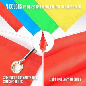 Lightweight Portable High-Visibility Group Leadership <b>Banner</b> with Logo/Text Custom Tour Guide Flag - Product Image 2