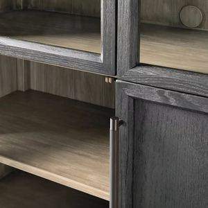 RH phong cách Mỹ rắn gỗ cong tủ sách, cao cấp sang trọng tủ trưng bày tủ trưng bày tủ trưng bày - Product Image 5