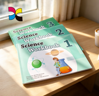 Cahier de travail scientifique pour enfants, reliure parfaite personnalisée, écologique, livre d'apprentissage scientifique précoce pour enfants, livraison rapide