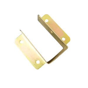 Soporte de esquina de acero laminado en frío, galvanizado, de 90 grados, para herrajes de muebles - Product Image 1