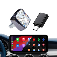 Boîtier intelligent AI portable sans fil CarPlay Android Auto basé sur Linux avec chipset X1600, port USB Type-C, multilingue, pour usine OEM/ODM