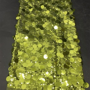 Offre Spéciale grand petit tissu de dentelle de paillettes paillettes tulle écailles de poisson tessuto da ricamo di paillettes tissu de <span class=keywords><strong>maille</strong></span> pour robe de cérémonie - Product Image 4