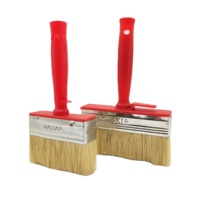 Pinceau de peinture murale de qualité industrielle et bricolage avec manche en bois poils naturels pour peinture de plafond personnalisable OEM pris en charge