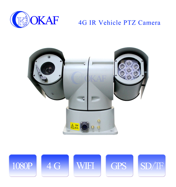 Vehicle Mounted 2MP HD PTZ Camera 23X Optical Zoom IR Night Vision Car Roof IP Camera for Outdoor Mobile Monitoring