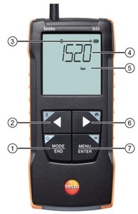 เครื่องวัดดิจิตอล Testo 545 0560 0545 รุ่นดั้งเดิม พร้อมการเชื่อมต่อแอปพลิเคชันและการบันทึกข้อมูล - Product Image 2