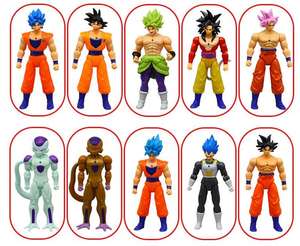 5 unids/set 17CM estatuilla de Manga luminosa estatua dragón Son <span class=keywords><strong>Goku</strong></span> Frieza Piccolo modelo juguetes PVC Anime figura de acción - Product Image 4