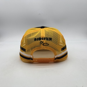 Gorras <span class=keywords><strong>de</strong></span> malla tipo trucker personalizadas <span class=keywords><strong>de</strong></span> moda australiana con 2 rayas, 5 paneles, etiqueta bordada en 3D, <span class=keywords><strong>gorra</strong></span> <span class=keywords><strong>de</strong></span> malla tipo trucker estilo campestre, gorras <span class=keywords><strong>de</strong></span> béisbol - Product Image 6