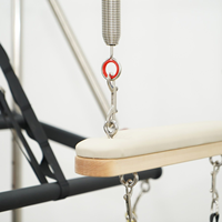 Máquina de Pilates Cadillac Reformer Profesional Portátil de Madera de Arce para Gimnasio en Casa y Bienestar Corporal