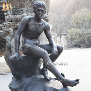 Estatua de bronce de tamaño real para hombre, <span class=keywords><strong>escultura</strong></span> de bronce griego, estatua de serpientes de combate de <span class=keywords><strong>hercules</strong></span> - Product Image 5