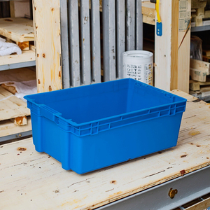 300PC tùy chỉnh nhựa hậu cần thùng trứng cho siêu thị sử dụng có thể gập lại PP HDPE Giao thông vận tải hộp giỏ có thể tái chế thiết kế lưu trữ - Product Image 2