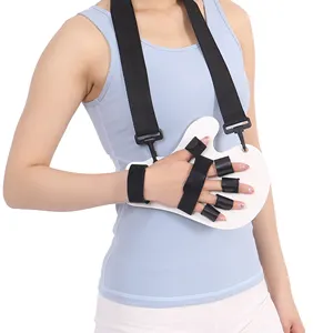 Placa ortopédica separadora de dedos, dispositivo de treinamento de dedo ajustável, placa de extensão de spasm flexível