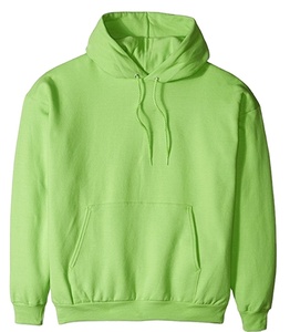 <span class=keywords><strong>Pull</strong></span> à capuche de pêche en coton personnalisé de couleur verte - Product Image 4