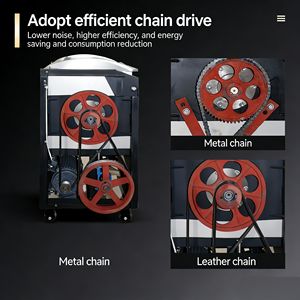 Mélangeur de farine électrique à faible bruit pour boulangerie commerciale HWJ-50B, bol en acier inoxydable, pour blé et eau - Product Image 3