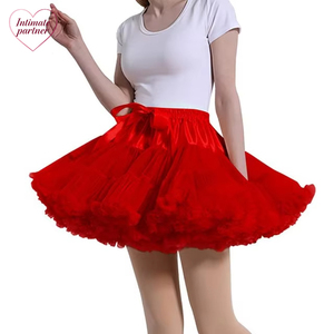 Petticoat Rok Adult Puffy Tutu Rok Gelaagde Ballet Tule Pettiskirts Jurk Kostuum Onderrok Lengte <strong>16</strong> <strong>Inch</strong> - Product Image 3