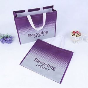 Reusable Packaging Polypropylene Laminated Non Woven Shopping Tote Pp Bag With Logo Custom Promotional <b>Gifts</b> - Product Image 1