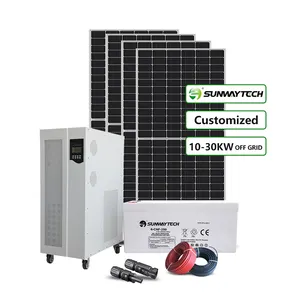 Solar Power Generator 15kva Mit Lagerung Batterien Off Grid