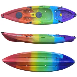 cheap price good quality single fishing kayak for 1 person paddle kayak