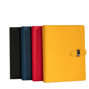 Custom Logo PU Leather Cover Diary Notebook, Corporate <b>Office</b> Business Stationery <b>Gift</b>, OEM Customised A5 Notebook - Product Image 1