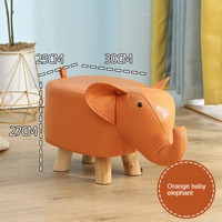 Chaise décorative de salon en forme d'éléphant de dessin animé, de haute qualité, très tendance, également utilisable comme marchepied