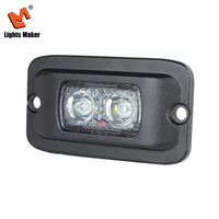 Luz de Trabajo Auxiliar LED Profesional de 10W, 600LM, Haz de Luz Concentrado y Difuso, para Remolque, Camioneta, LML-3201FC