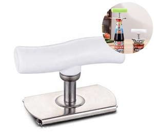 Bouteille manuelle ajustable, en acier inoxydable, multifonction, 1 pièce, <span class=keywords><strong>ouvre</strong></span>-couvercle pour pot de bière - Product Image 1