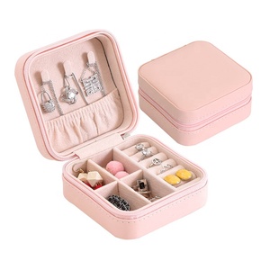 Wholesale Custom Small Leather Travel Jewellery Box Jewelry Organizer