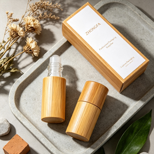 Flacon cosmétique en bois haut de gamme personnalisé pour savon liquide avec logo sur mesure, style européen, contenant de savon rechargeable - Product Image 6