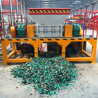 Équipement de déchiquetage et d'emballage de déchets spécifique à l'usine Machine de broyage et de compression de déchets solides industriels