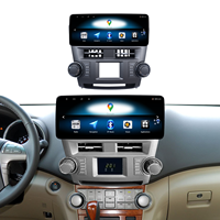Für 12,3-Zoll TOYOTA 2009-2013 HIGHLANDER DVD-Player Carplay AIJALV Werksfrontplatte Auto-Rahmen Armaturenbrett-Rahmen Touchscreen