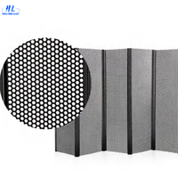 Porte coulissante antivol de sécurité moderne pour la maison en aluminium maille perforée conception sans rail porte coulissante pratique écran de sécurité
