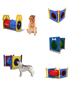 Equipo de Juego para Perros, Parque de Agilidad para Interiores y Exteriores, Set de <span class=keywords><strong>Entrenamiento</strong></span> de Plástico para Perros, para <span class=keywords><strong>Entrenamiento</strong></span> en el Patio Trasero - Product Image 4