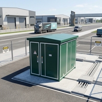 Sous-station Modulaire Compacte Triphasée 11kV à Double Enroulement, Système de Distribution Électrique Haute Efficacité, Fabricant OEM