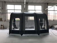 360 tente gonflable portative d'auvent de caravane avec l'annexe pour la caravane européenne enlèvent la tente d'auvent de porche de camping-car