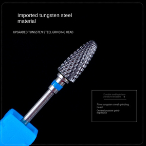 Colored Tungsten Carbide Nail Drill Bit Gel <b>Polish</b> Removal Cuticle Cleaner Dead Skin Pedicure Polishing Tool - Product Image 4