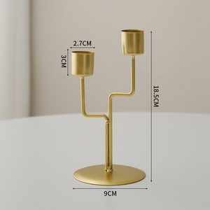 Nordic Handmade Light Luxury Style Candlestick Ornaments Retro Candlelight Dinner Props Simple Home Romantic <strong>Table</strong> Decoration - Product Image 6