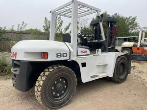 Chariot élévateur TCM 10 tonnes diesel d'occasion Terrain accidenté Bon état en stock à vendre - Product Image 3