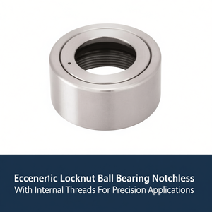 Rodamiento de Bolas Eccentric Locknut Sin Ranuras con Roscas Internas para Aplicaciones de Precisión - Product Image 2